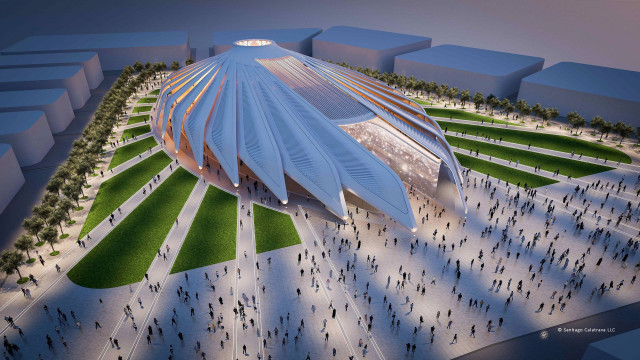 Infografía del Pabellón Emiratos Árabes Unidos de la Expo 2020 de Dubái