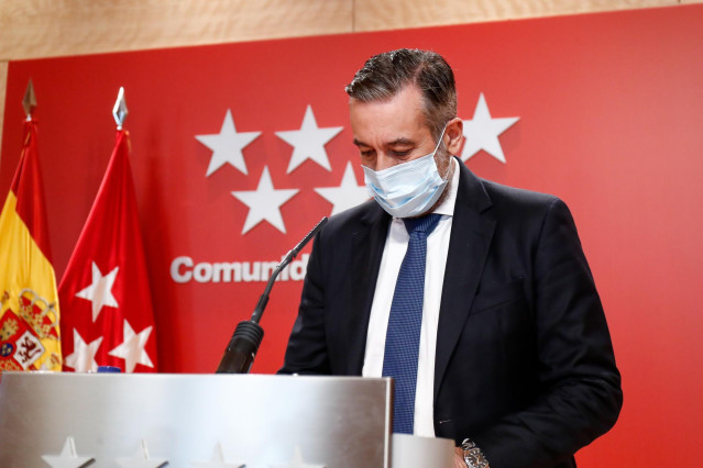 El consejero de Justicia, Interior y Víctimas, Enrique López. Archivo.