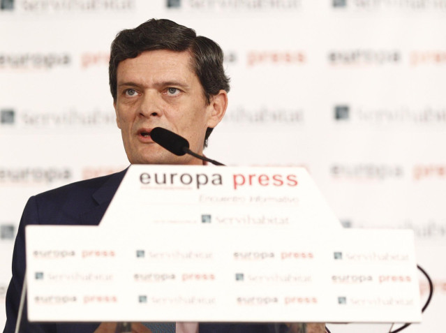 El presidente de la Sareb, Jaime Echegoyen, en uno de los Desayunos de Europa Press
