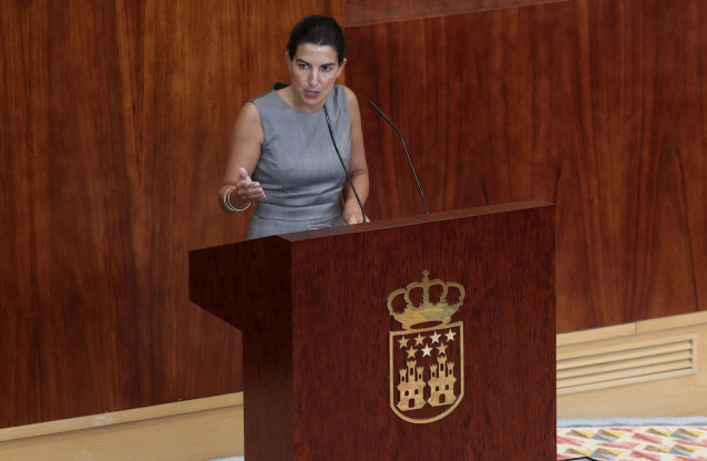 La portavoz de Vox en la Asamblea de Madrid, Rocío Monasterio