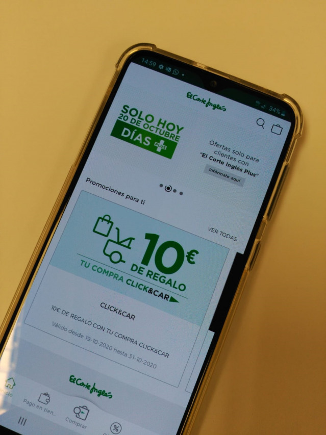 Nueva 'app' de El Corte Inglés