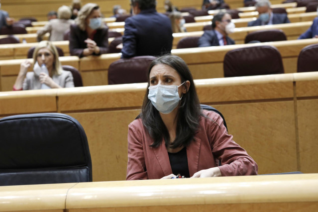 La ministra de Igualdad, Irene Montero.