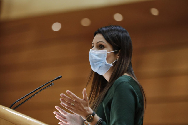 La portavoz de Ciudadanos en el Senado, Lorena Roldán