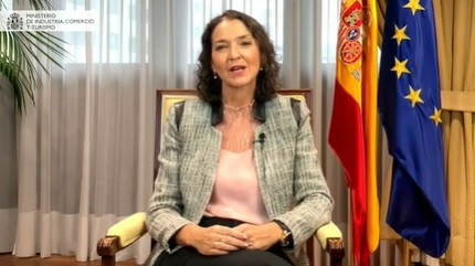 La ministra de Industria, Comercio y Turismo, Reyes Maroto,