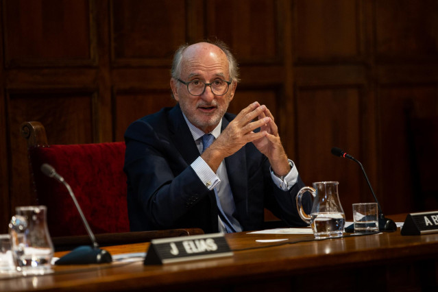 El presidente de Repsol, Antonio Brufau, durante una intervención anterior