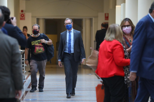 El portavoz del Grupo Popular en el Senado, Javier Maroto.