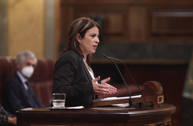 La portavoz del grupo socialista en el Congreso de los Diputados, Adriana Lastra