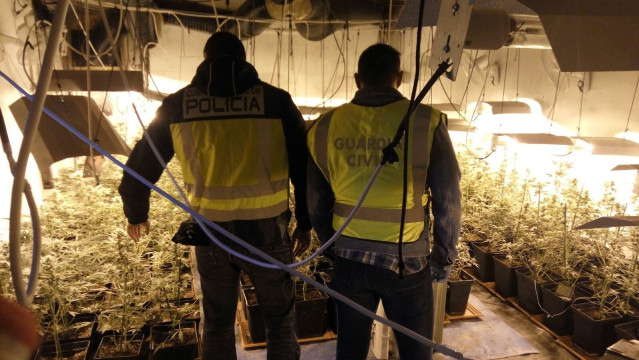 Imagen de archivo de una operación antidroga de Policía y Guardia Civil