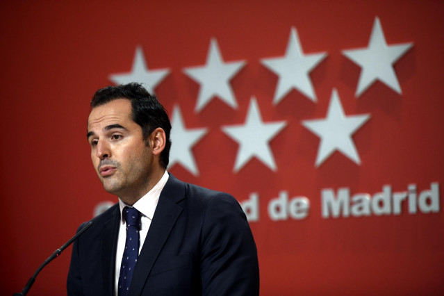El vicepresidente, consejero de Deportes, Transparencia y portavoz, Ignacio Aguado, en una imagen de archivo