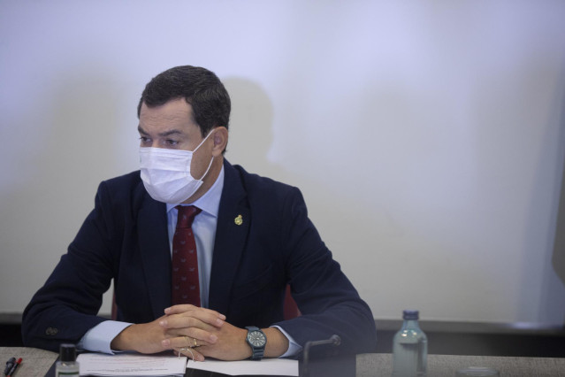 El presidente de la Junta, Juanma Moreno