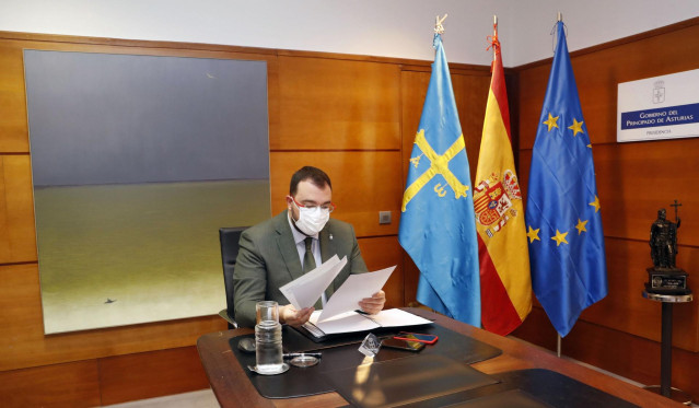 El presidente del Principado, Adrián Barbón.