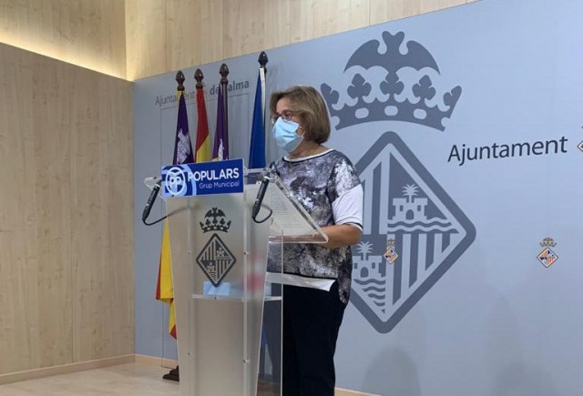 La regidora del PP en el Ayuntamiento de Palma Mercedes Celeste.