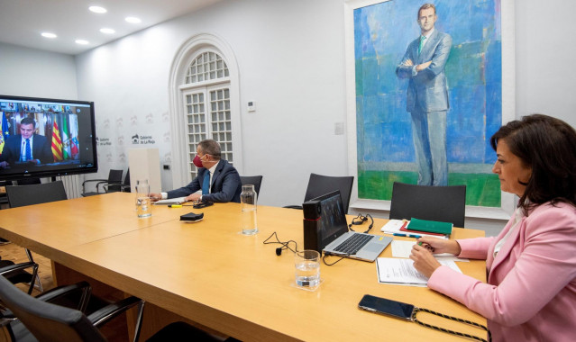 Andreu en la Conferencia de presidentes que se ha desarrolado de manera telemática