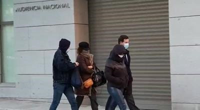 La mujer de Villarejo, Gemma Alcalá junto a otros dos detenidos en la operación de Anticorrupción salen en libertad de la Audiencia Nacional.