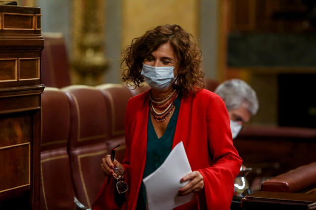 La ministra Portavoz y de Hacienda, María Jesús Montero