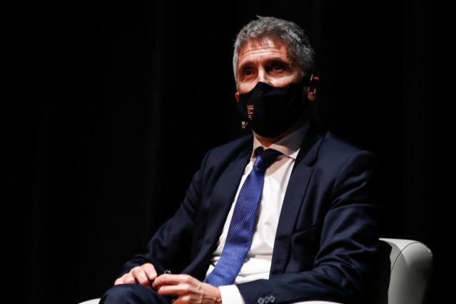 El ministro del Interior, Fernando Grande-Marlaska, participa en la presentación del libro homenaje al periodista José María Calleja