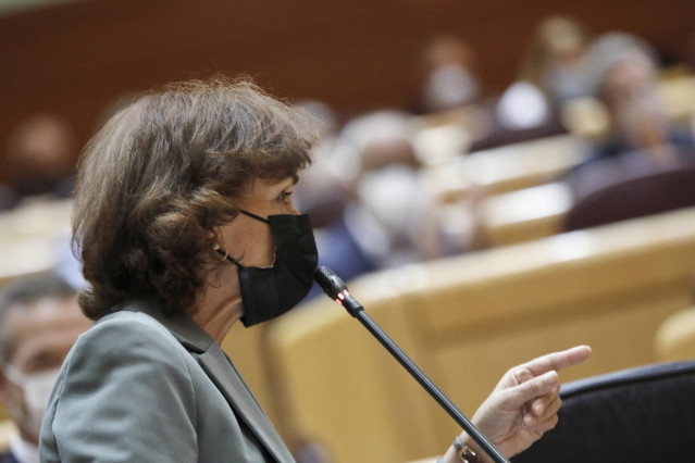 La vicepresidenta primera, Carmen Calvo