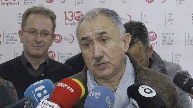 El secretario general de UGT, Pepe Álvarez