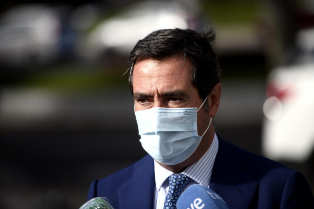 El presidente de la patronal CEOE, Antonio Garamendi, en imagen de archivo