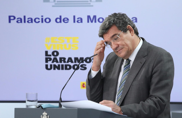 El ministro de Seguridad Social y Migraciones, José Luis Escrivá