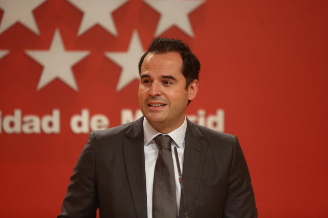 El vicepresidente, consejero de Deportes, Transparencia y portavoz de la Comunidad de Madrid, Ignacio Aguado