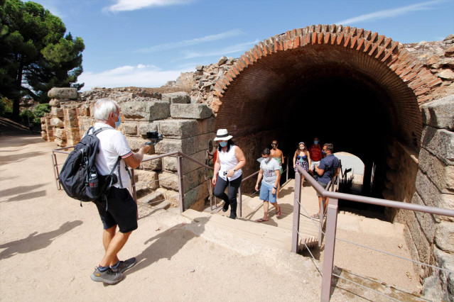 Turistas en Mérida
