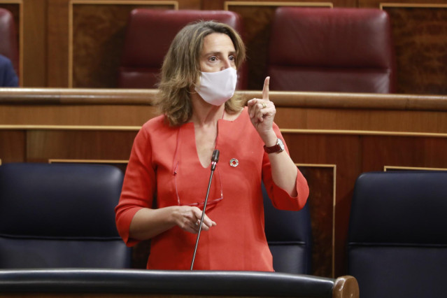 La vicepresidenta cuarta del Gobierno, Teresa Ribera