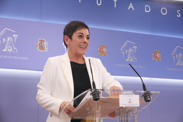 La portavoz parlamentaria de Bildu, Mertxe Aizpurua