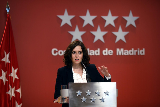 La presidenta de la Comunidad de Madrid, Isabel Díaz Ayuso.