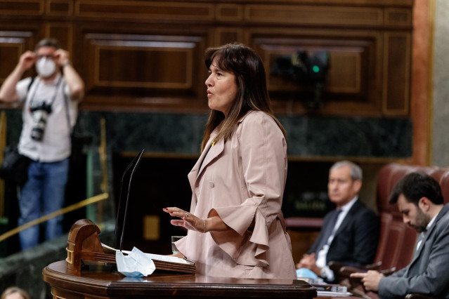 La portavoz del Grupo Junts per Catalunya en el Congreso de los Diputados, Laura Borràs.