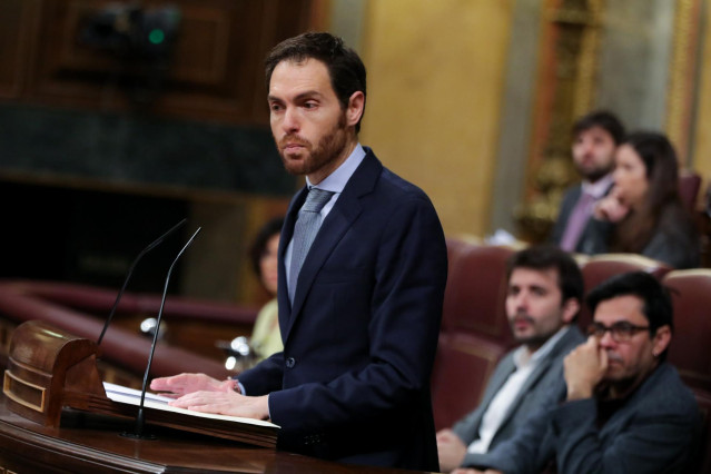 El portavoz de Unión del Pueblo Navarro (UPN) en el Congreso, Sergio Sayas