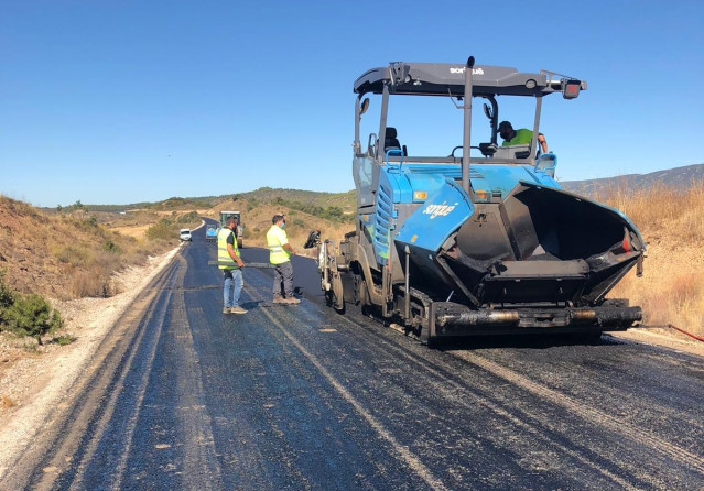 Obras de mejora en carreteras