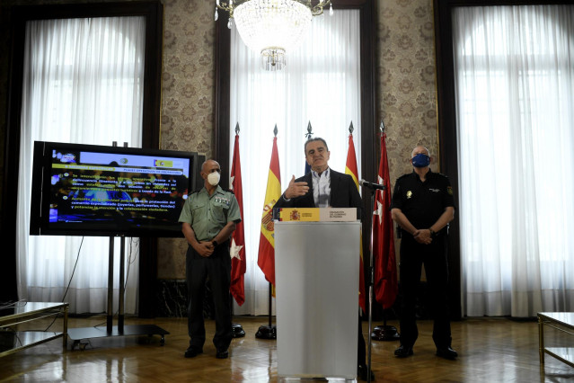El delegado del Gobierno en Madrid, José Manuel Franco, interviene en la presentación del 