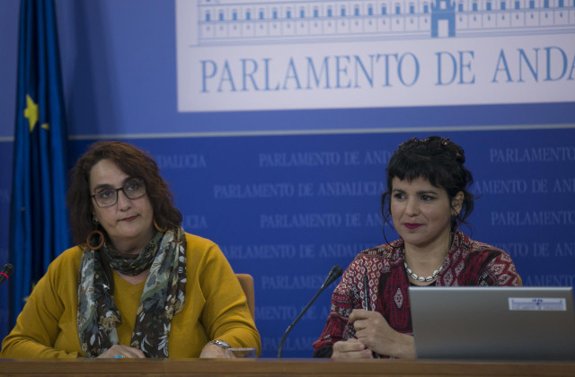 Ángela Aguilera y Teresa Rodríguez, en una foto de archivo