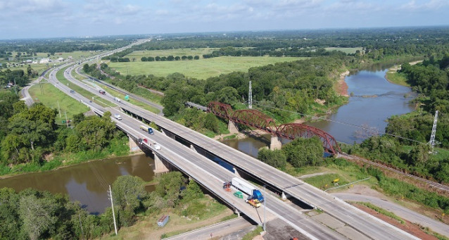 Tramo de una carretera en Texas construida con la participación de Ferrovial