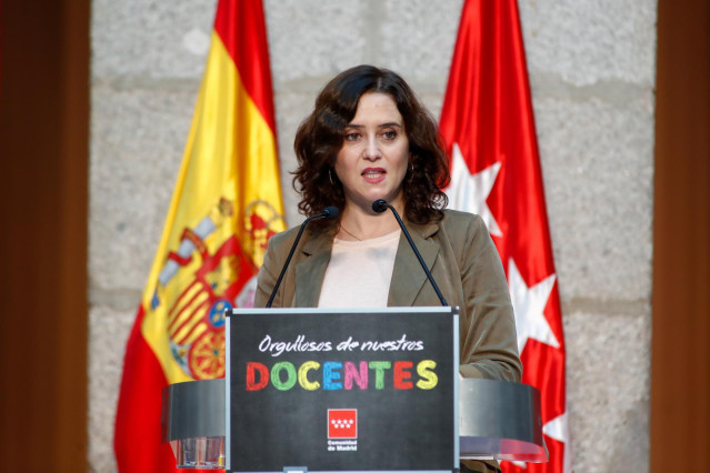 La presidenta de la Comunidad de Madrid, Isabel Díaz Ayuso