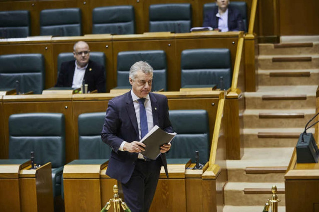 El Lehendakari, Iñigo Urkullu, en el Parlamento Vasco