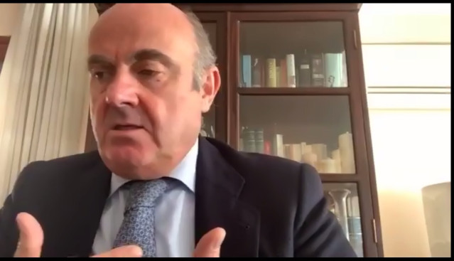 Luis de Guindos, vicepresidente del BCE