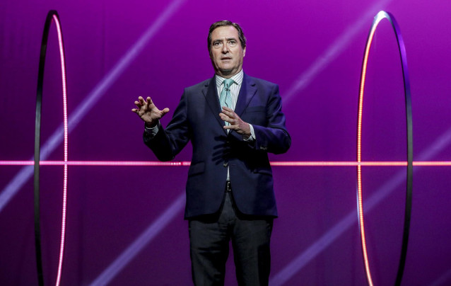 El presidente de la patronal CEOE, Antonio Garamendi