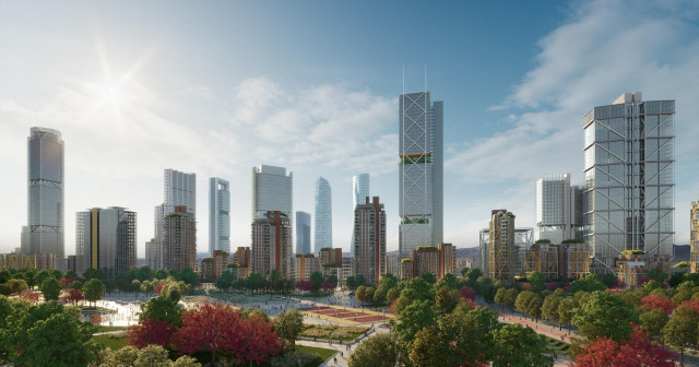 Infografía que recrea el proyecto Madrid Nuevo Norte.