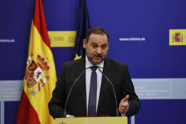 El ministro de Transportes, Movilidad y Agenda Urbana, José Luis Ábalos.
