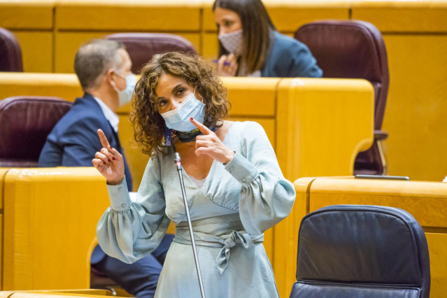 La ministra portavoz y de Hacienda, María Jesús Montero.