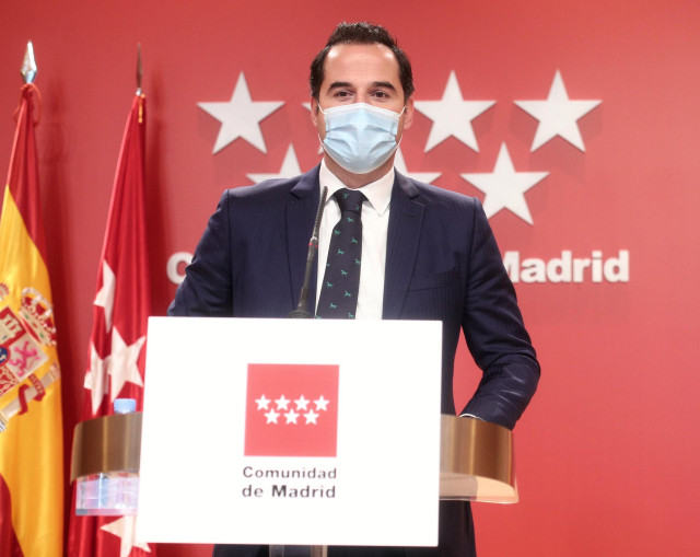 El vicepresidente, consejero de Deportes, Transparencia y portavoz de la Comunidad de Madrid, Ignacio Aguado