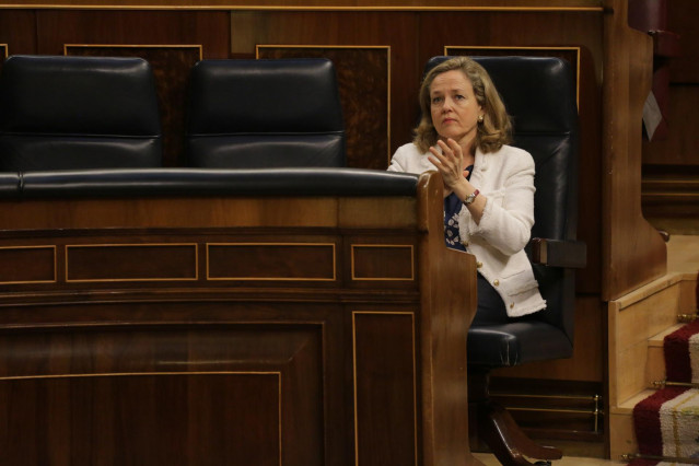 La vicepresidenta segunda del Gobierno y ministra de Asuntos Económicos y Transformación Digital, Nadia Calviño