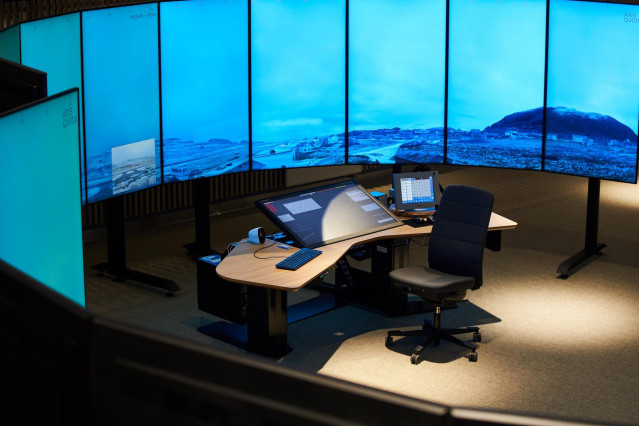 Centro de torre remota más grande del mundo, situado en Bodo (Noruega)