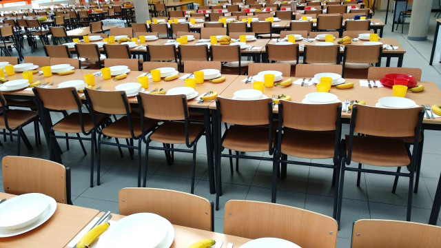 Imagen de recurso de un comedor escolar.