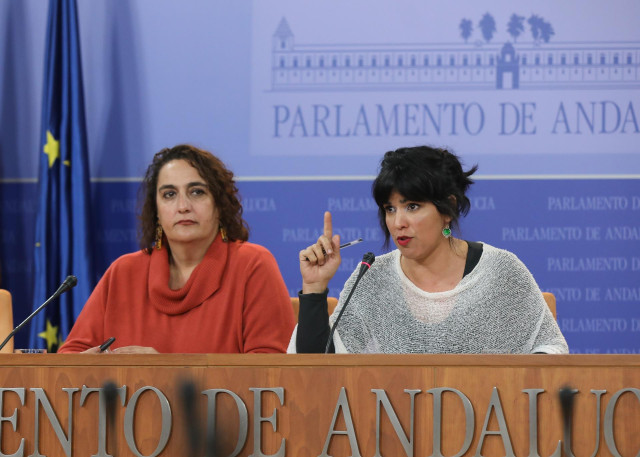 Teresa Rodríguez y Ángela Aguilera en una foto de archivo