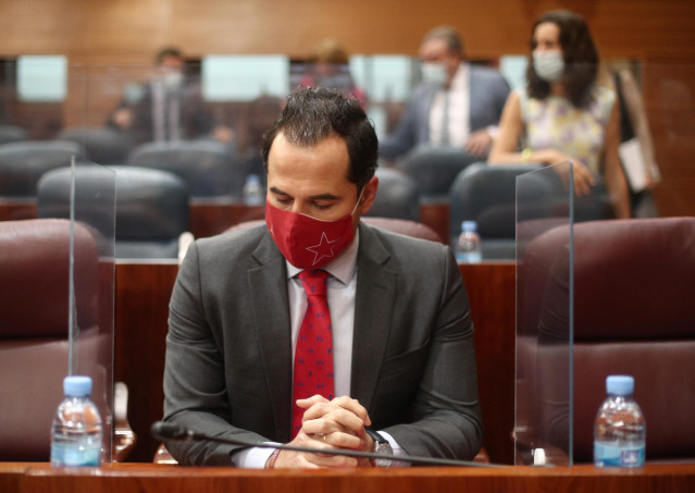 El vicepresidente de la Comunidad de Madrid, Ignacio Aguado, en una sesión de control al Gobierno en la Asamblea de Madrid (España), a 5 de noviembre de 2020.