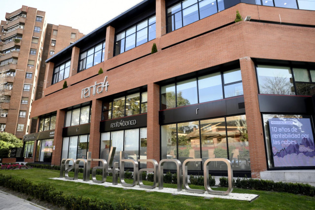 Una de las oficinas de Renta 4 Banco en Madrid,  a 28 de febrero de 2020.