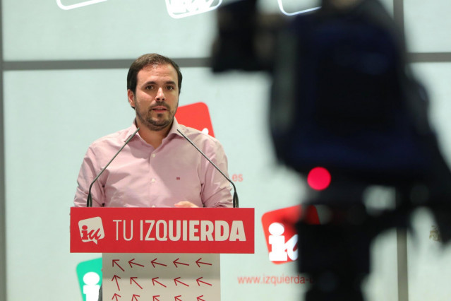 Imagen de recurso del coordinador general de Izquierda Unida, Alberto Garzón, a 26 de septiembre de 2019.